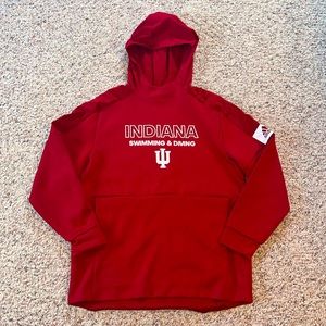 Adidas hoodie, red, size XL